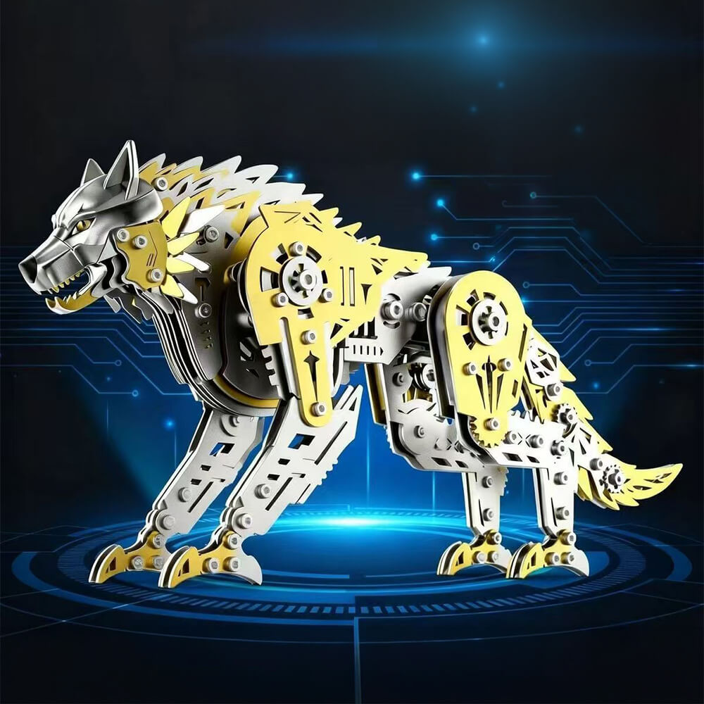 The Silverfang Wolf - Metal Construction Set