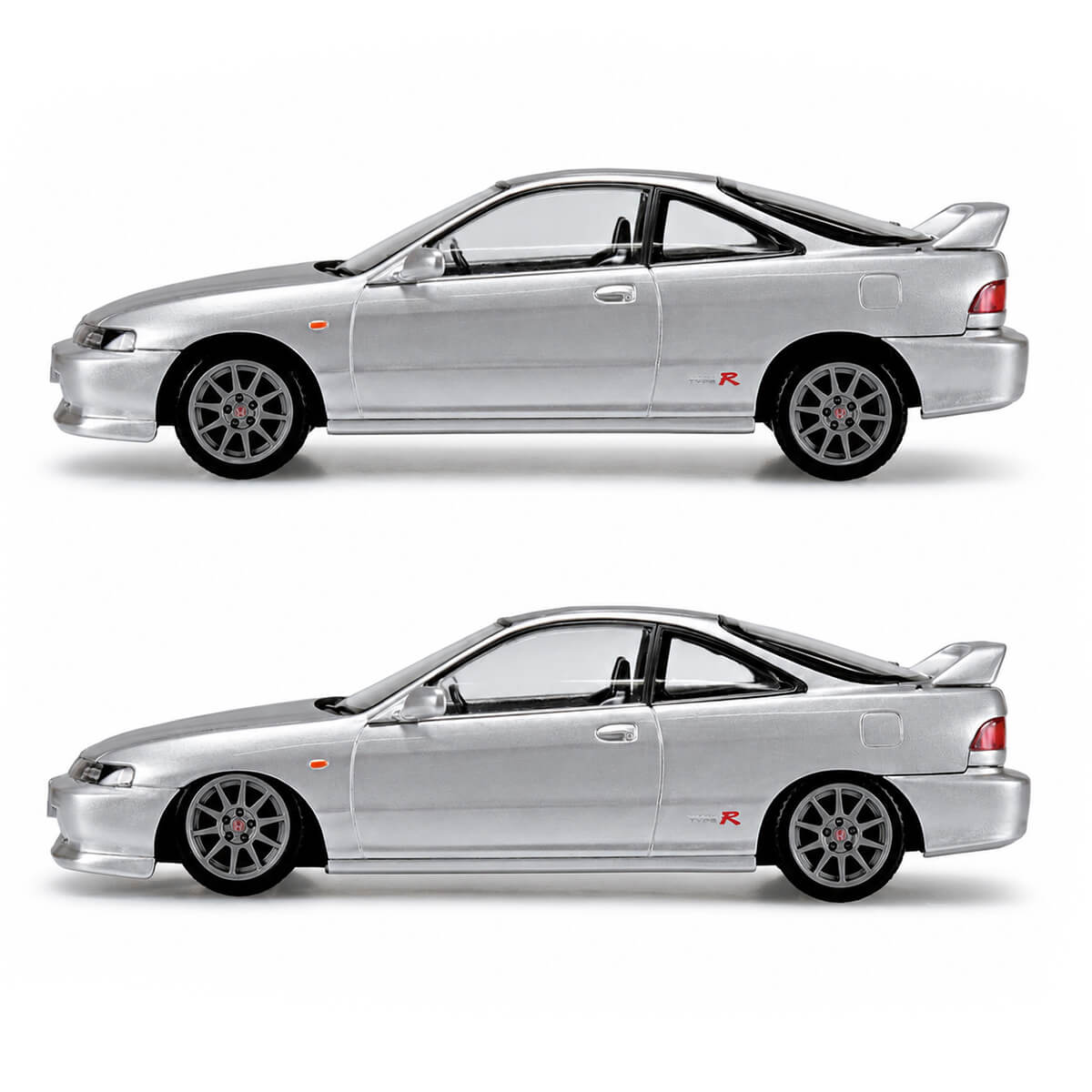 Metallic Vogue Silver Honda Integra Type R 1:32 Scale - Construction Set