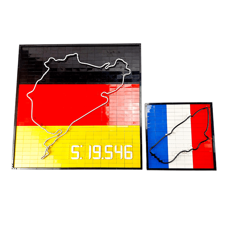 The Green Hell Track Map 1253pcs