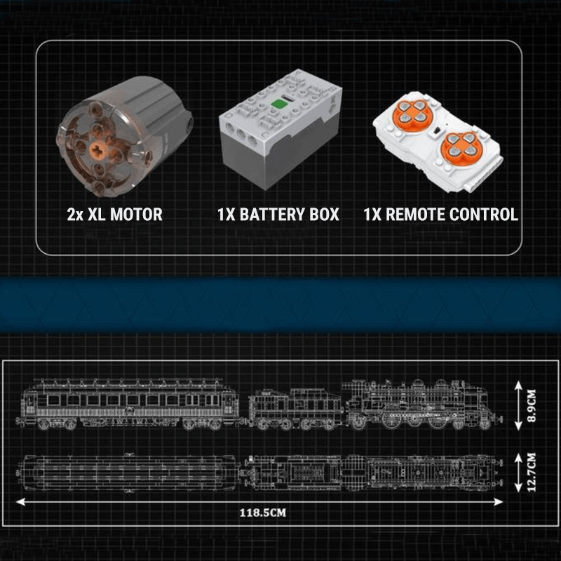 Orient Express Locomotive 3897pcs