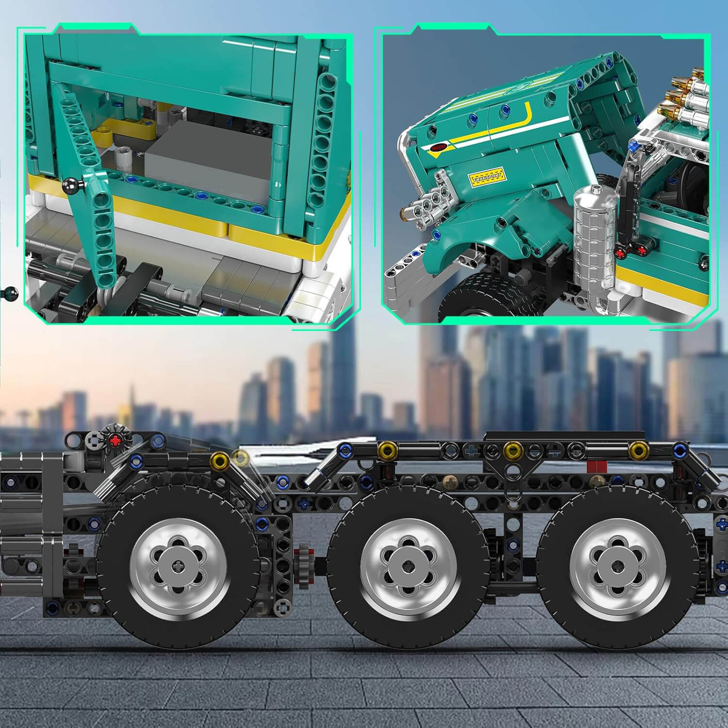 Remote Controlled American Truck 2063pcs