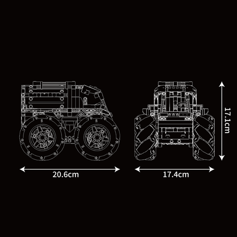 Remote Controlled Sherp ATV 616pcs