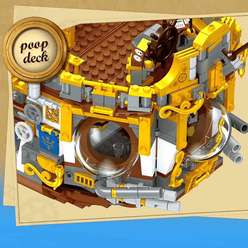 SteamPunk Airship 3271pcs