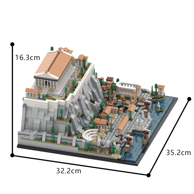 The Acropolis of Athens 1970pcs