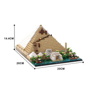 Building Of The Great Pyramid 1467pcs