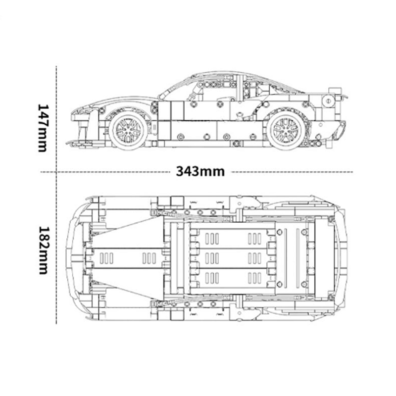 Stock Car Racer 1530pcs