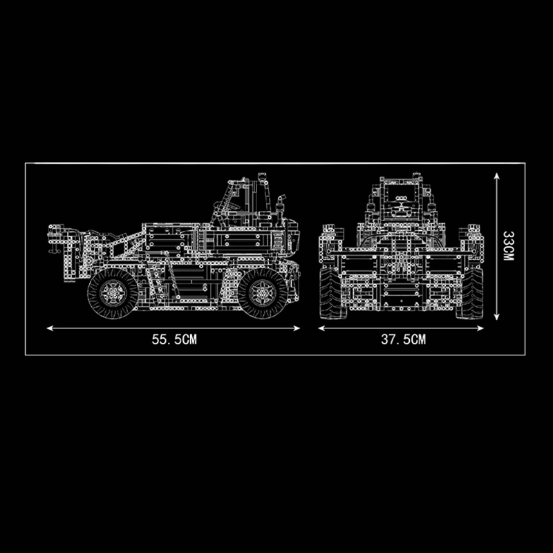 The Ultimate Container Forklift 4877pcs