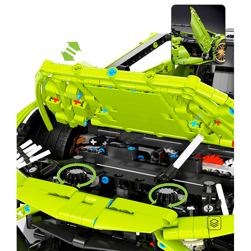 Remote Controlled Neon Evo Bull 3557pcs