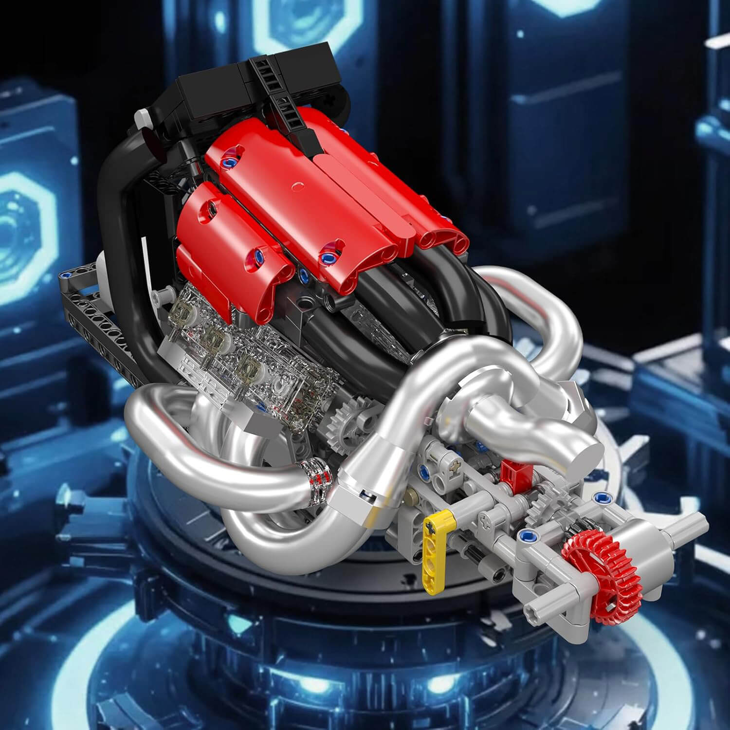 Grand Prix Race Car Engine 979pcs