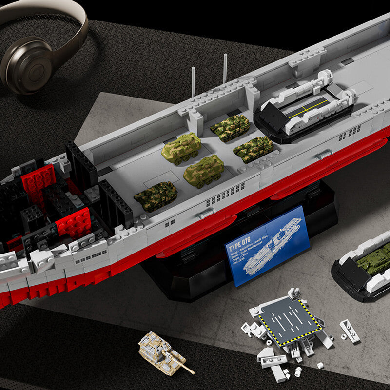 Type 076 Amphibious Assault Ship 4525pcs