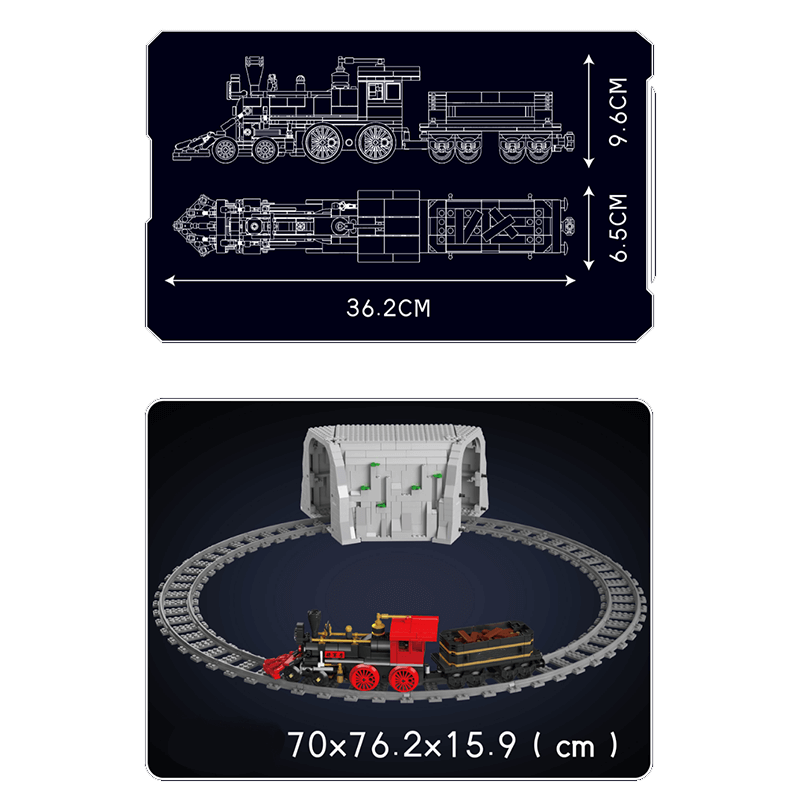 "The General" Locomotive 976pcs