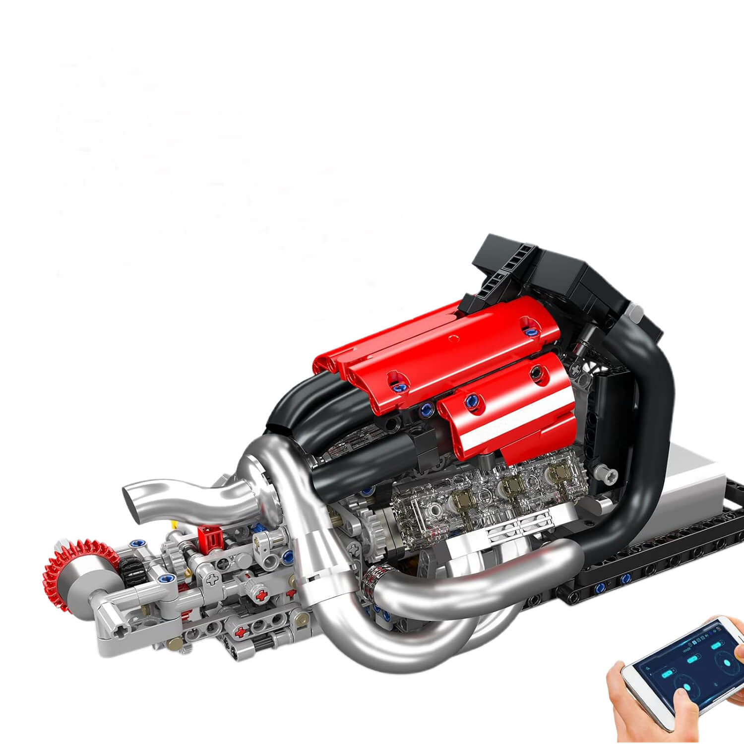 Grand Prix Race Car Engine 979pcs