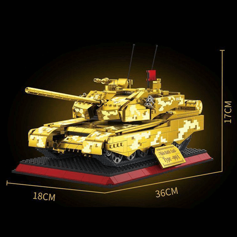 Chrome Gold Edition MA1 Tank 1156pcs