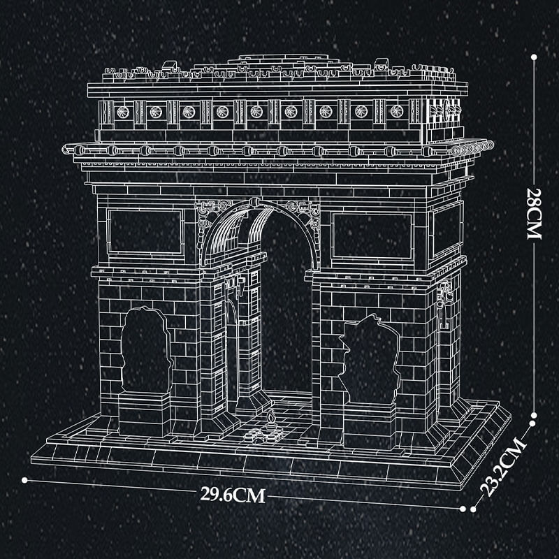 The Ultimate Arc de Triomphe 3717pcs