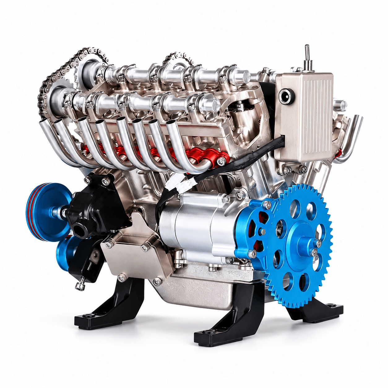 Exposed V8 Engine - Metal Construction Set