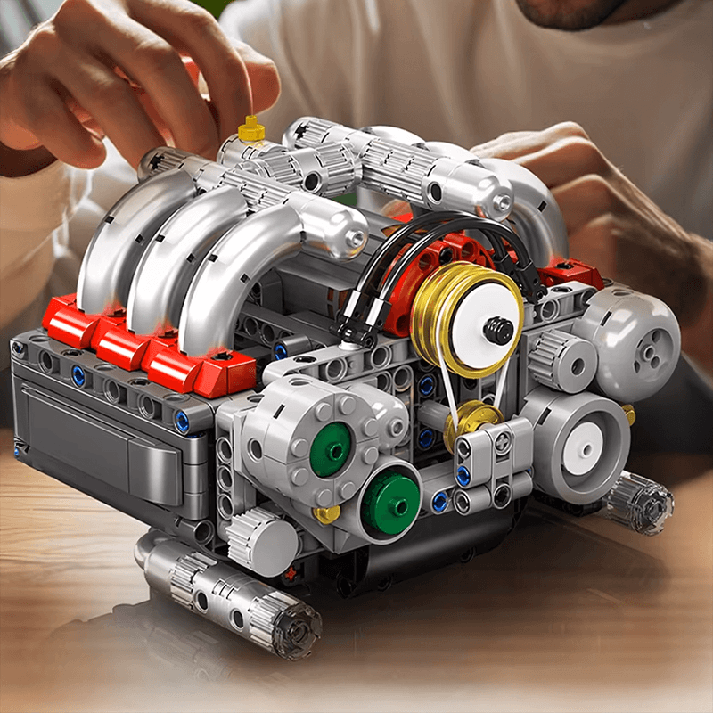 Motorised Flat 6 Engine 608pcs