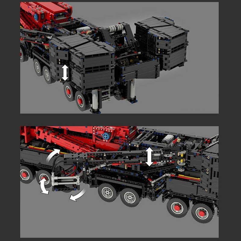 Red Edition Remote Controlled Crane 9176pcs – TheBlockZone