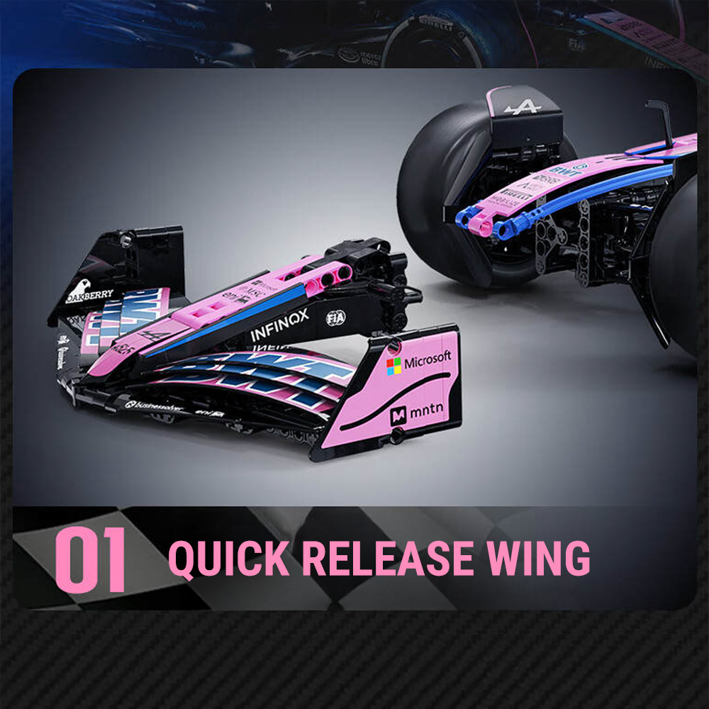 The BWT Alpine Formula One Team Car 2172pcs