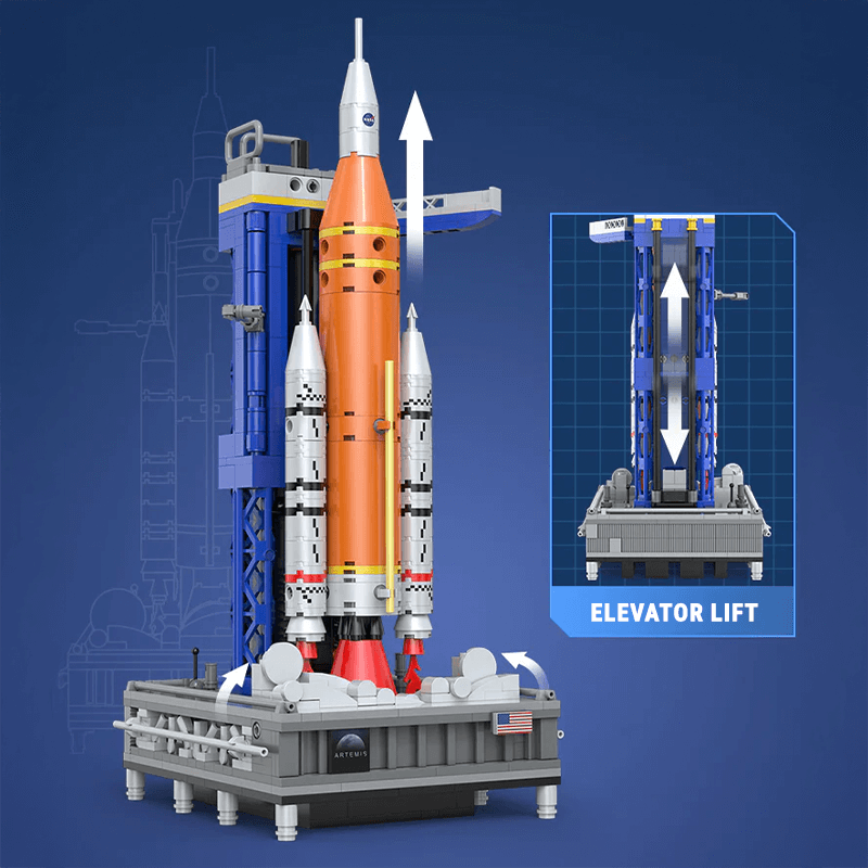 SLS Artemis Rocket 658pcs