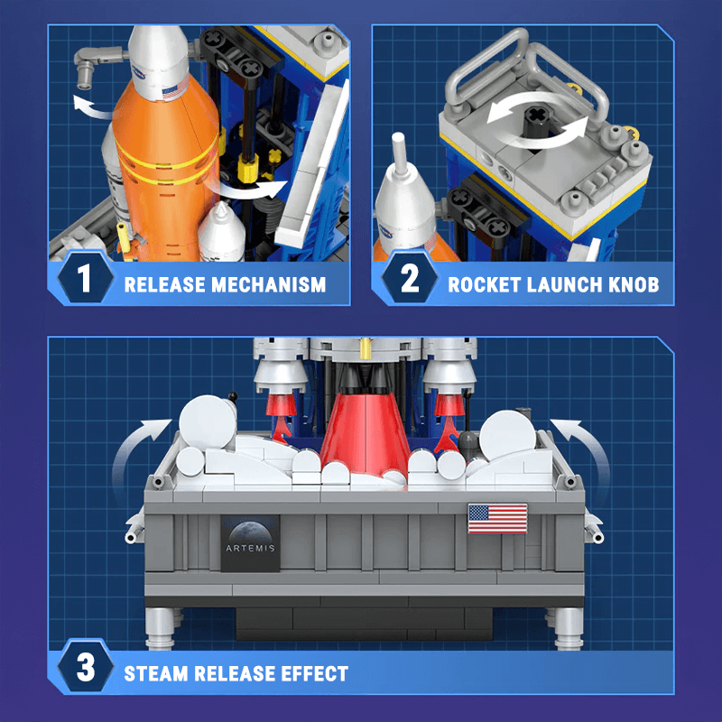 SLS Artemis Rocket 658pcs