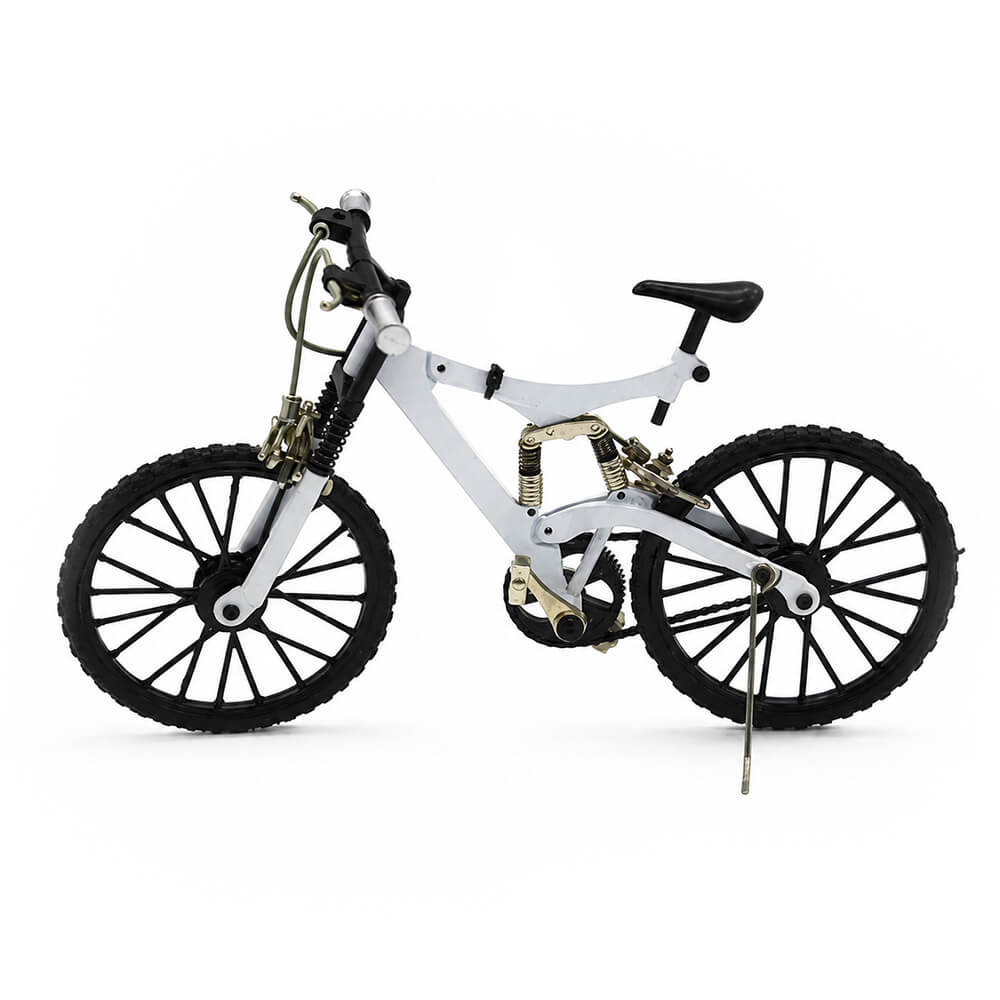 Classic Silver Bicycle - Metal Construction Set