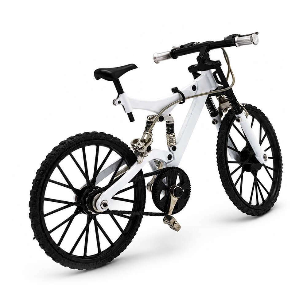 Classic Silver Bicycle - Metal Construction Set