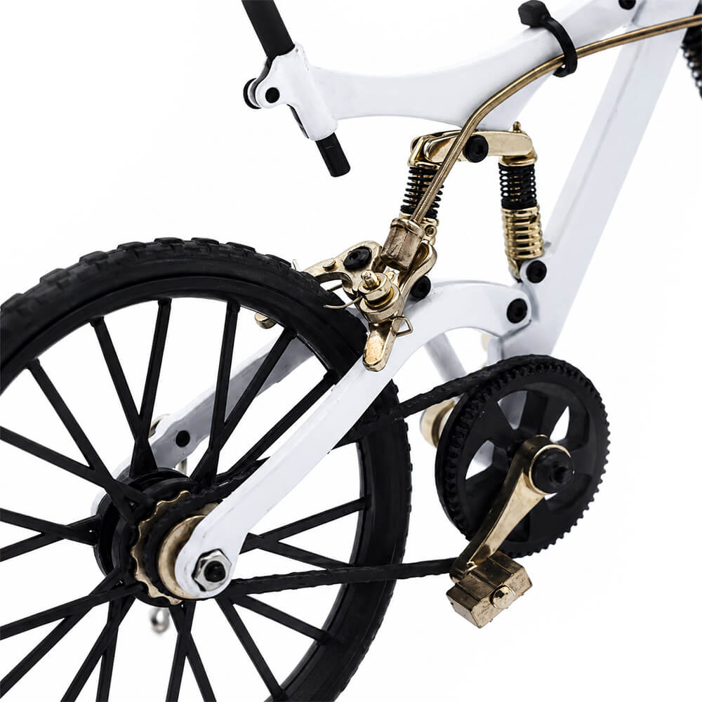 Classic Silver Bicycle - Metal Construction Set