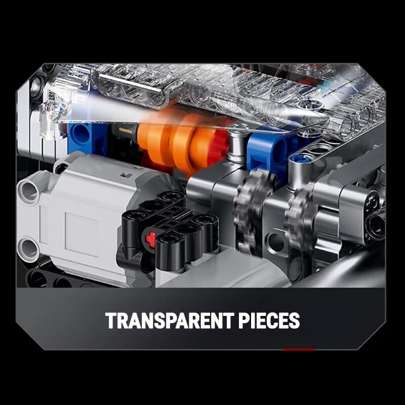 Motorised V2 Bike Engine 866pcs