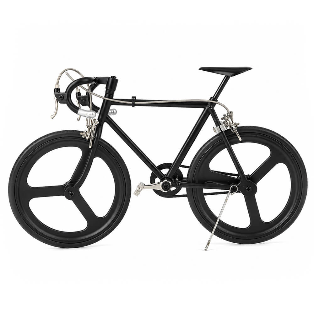 Black Racing Bicycle - Metal Construction Set