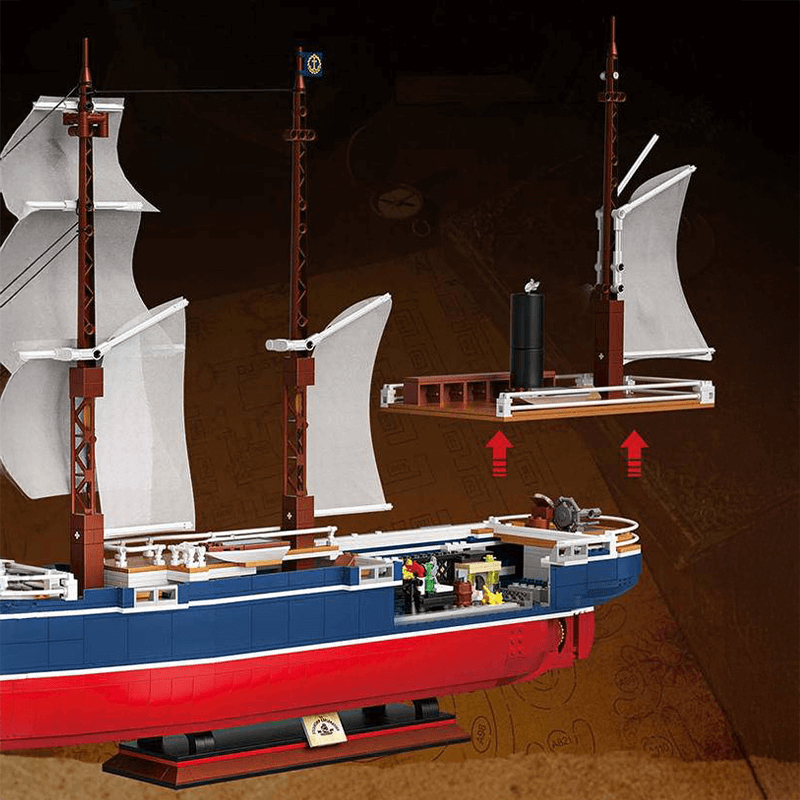 Sailing Boat 1686pcs