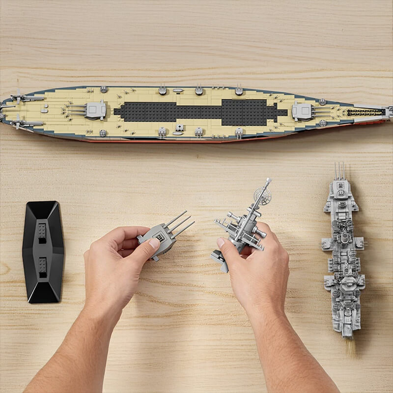 The USS Montana Battleship 2955pcs
