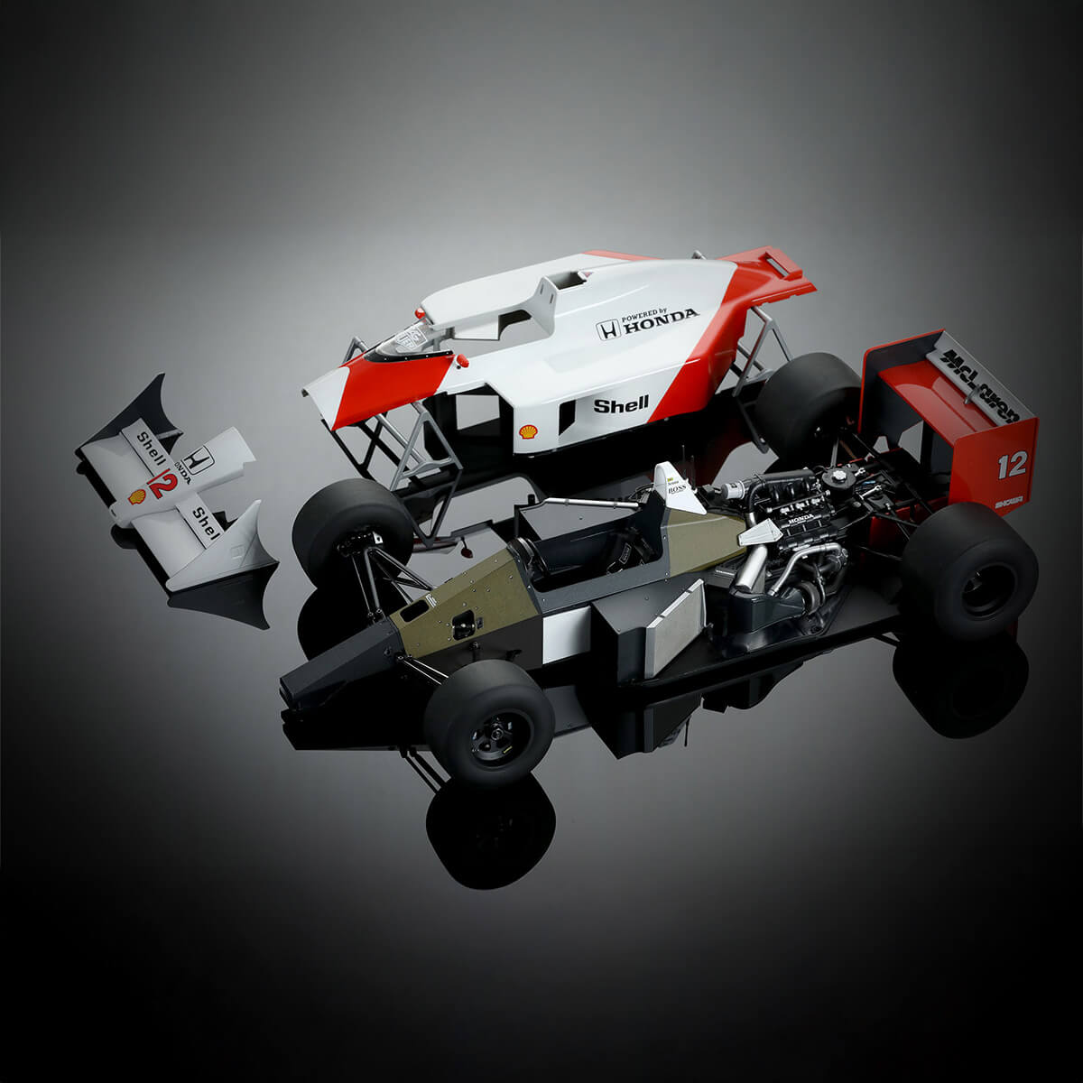 1988 McLaren MP4/4 F1 Car 1:12 Scale - Construction Set
