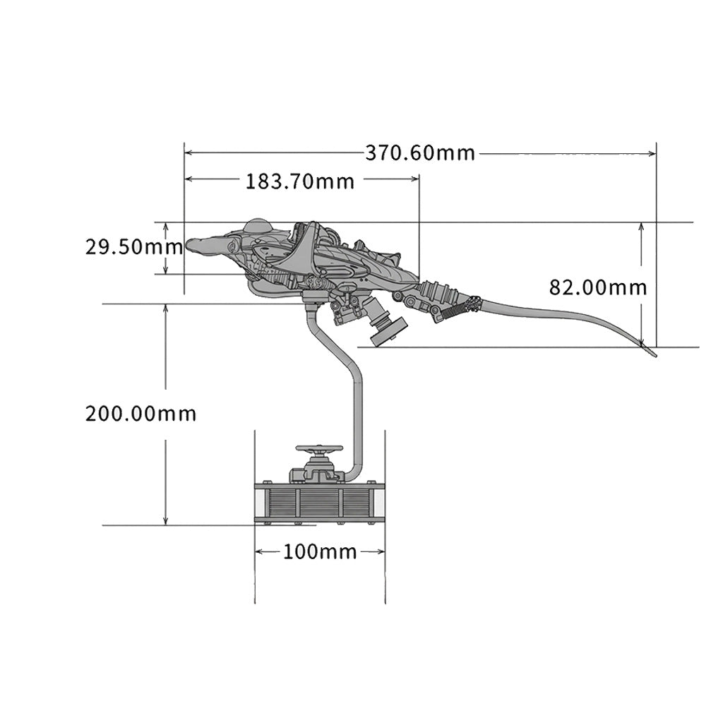 The Manta Ray Sea Guardian - Metal Construction Set