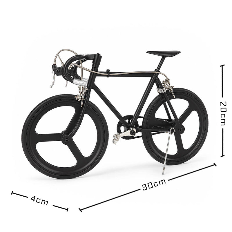 Black Racing Bicycle - Metal Construction Set
