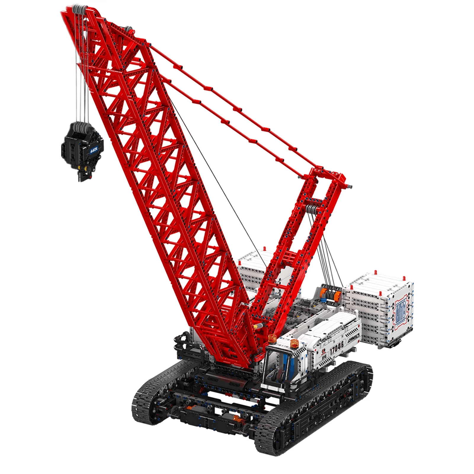 Remote Controlled Dragline Crawler Crane 4493pcs