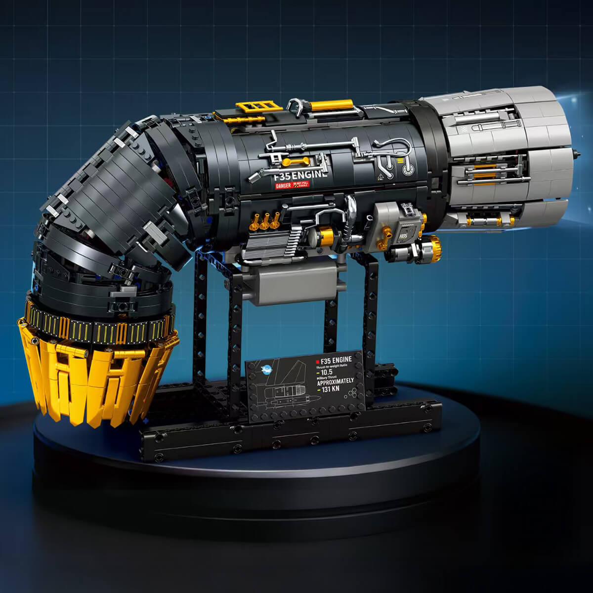 Motorised F35 Turbine Engine 1811pcs