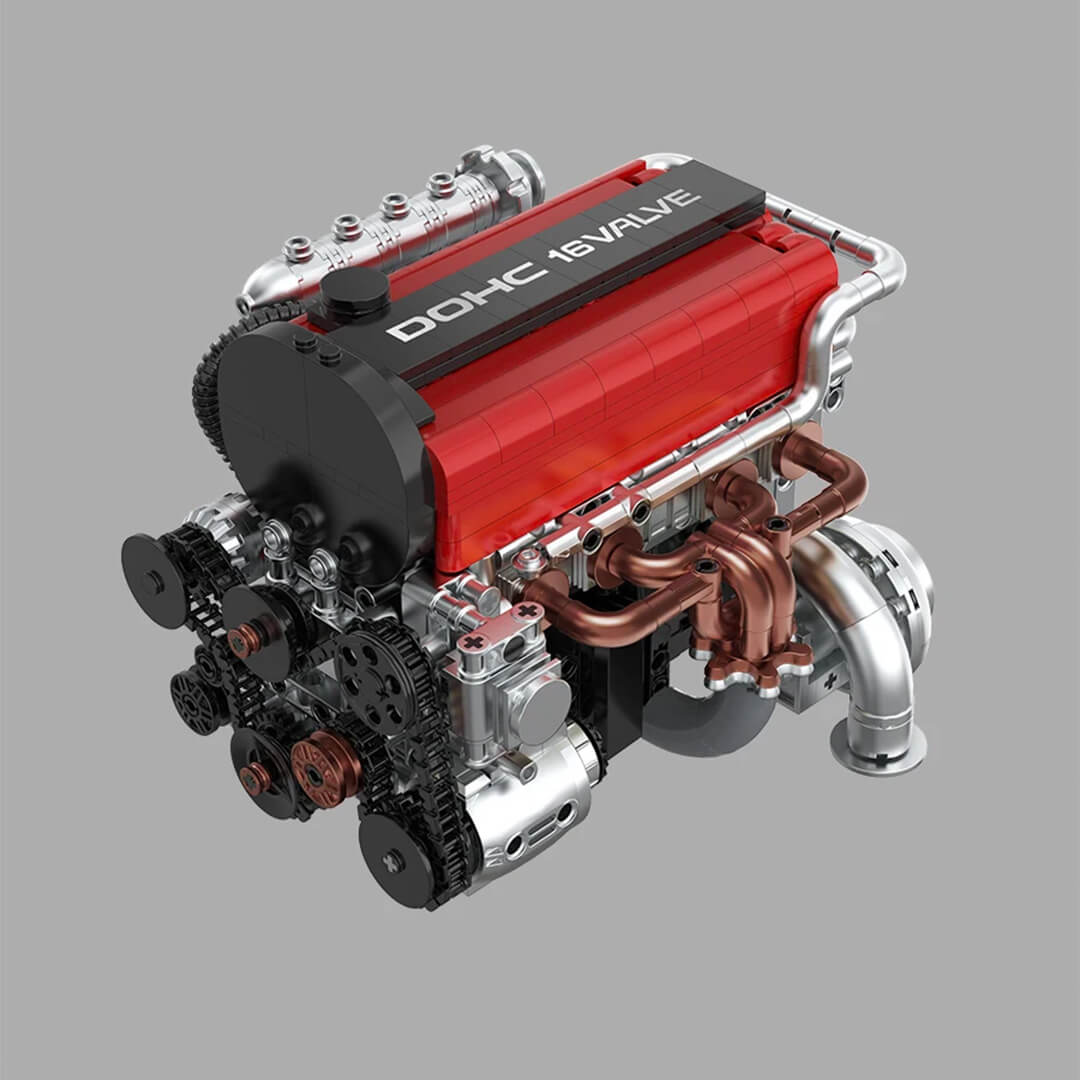 Motorised L4 Japanese Engine 917pcs