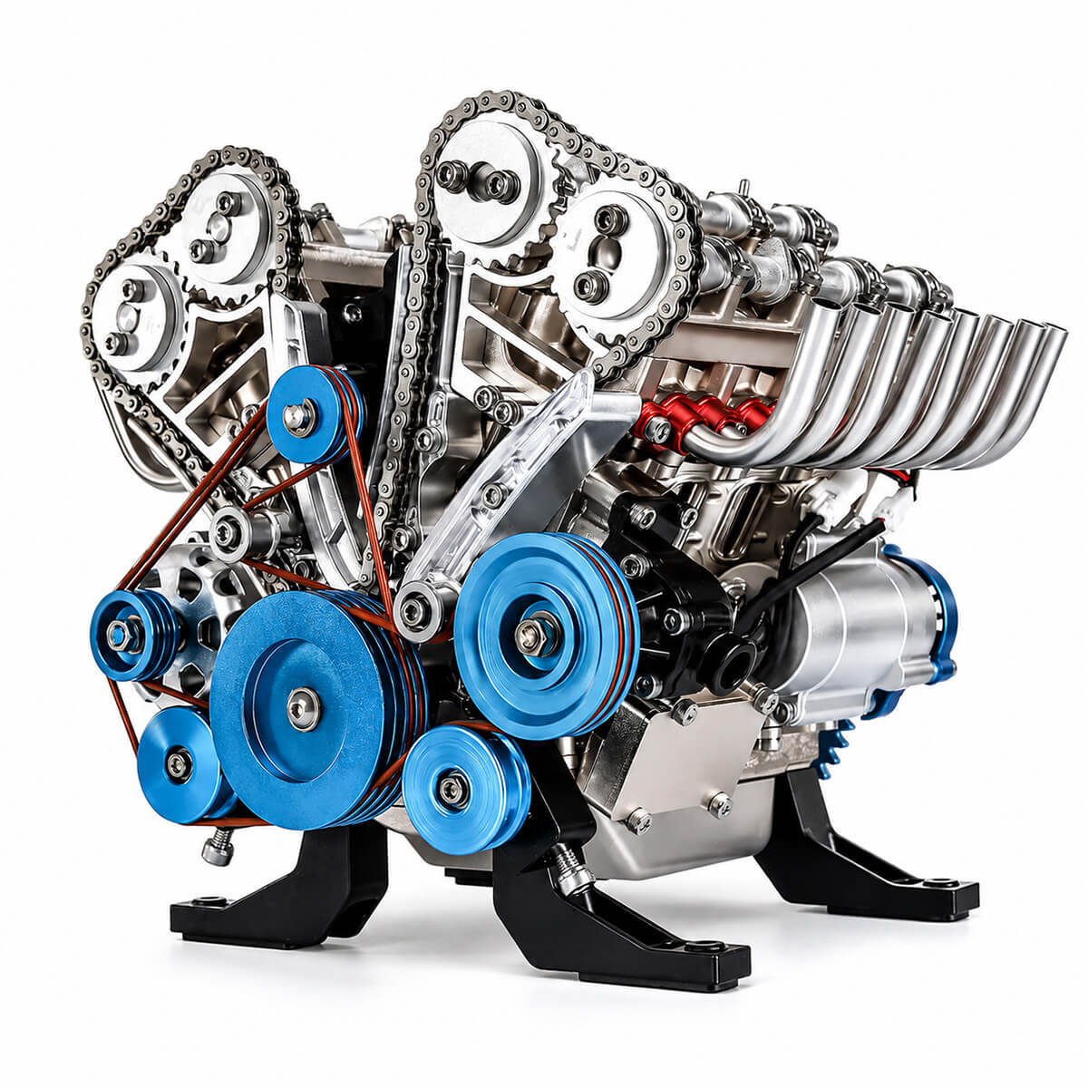 Exposed V8 Engine - Metal Construction Set