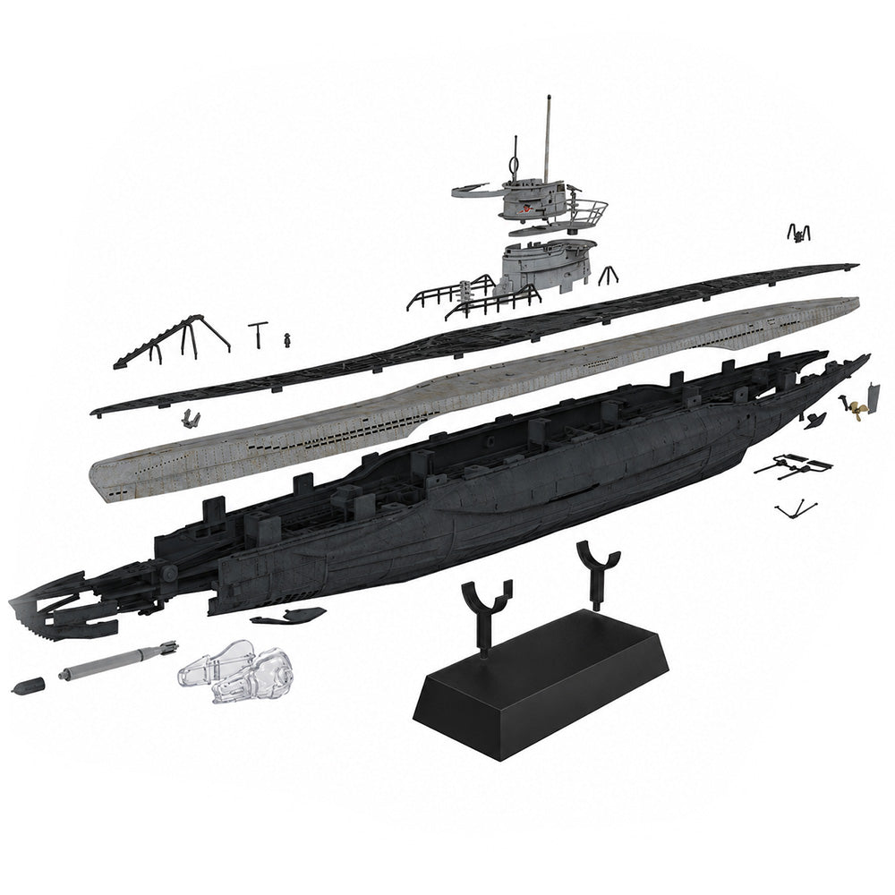 German Submarine U-96 1:144 Scale - Construction Set