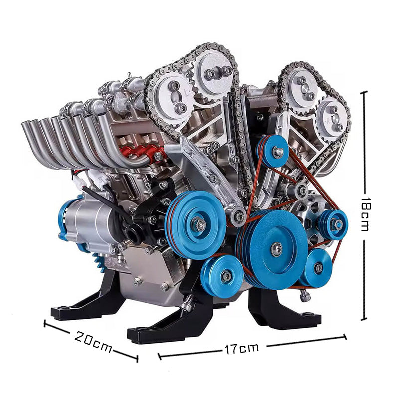 Exposed V8 Engine - Metal Construction Set