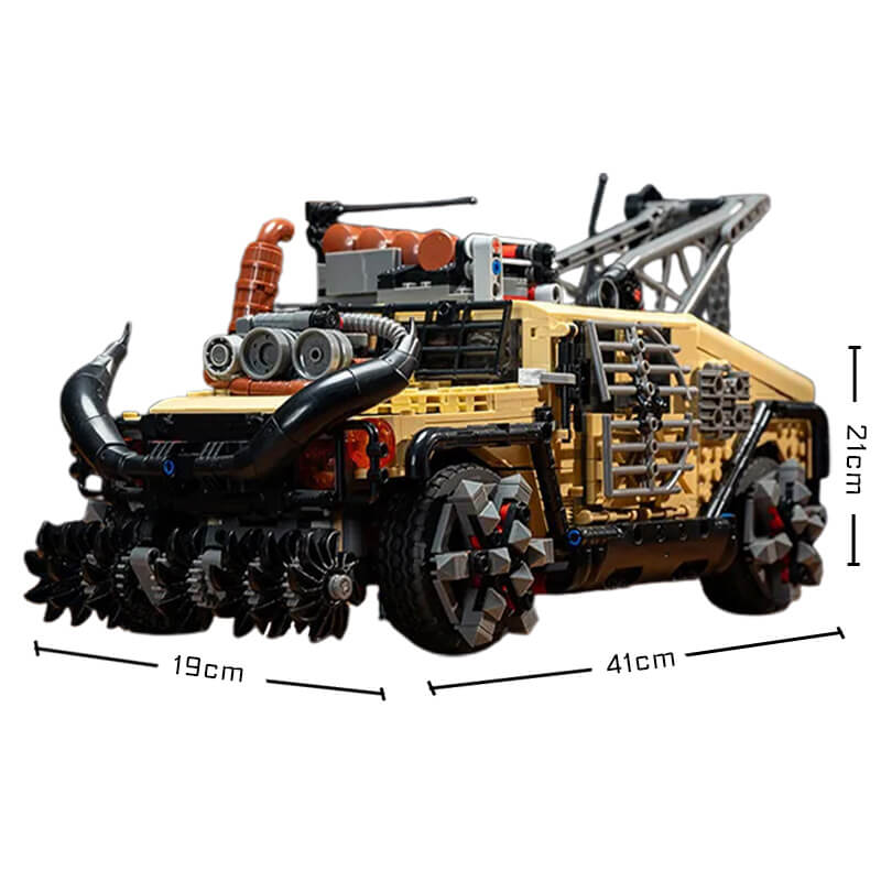 The Apocalyptic Humvee 2068pcs