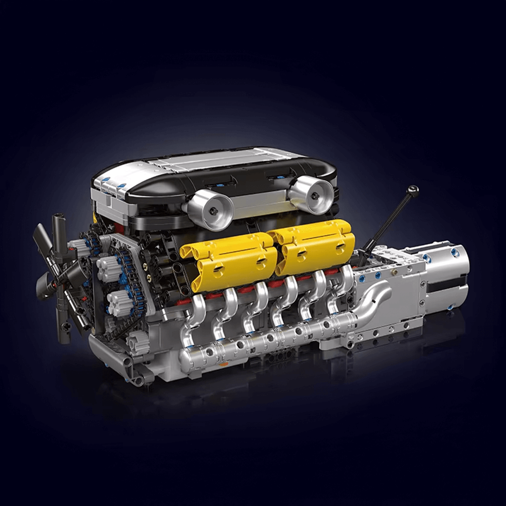 Motorised Italian Bull V12 Engine 1259pcs