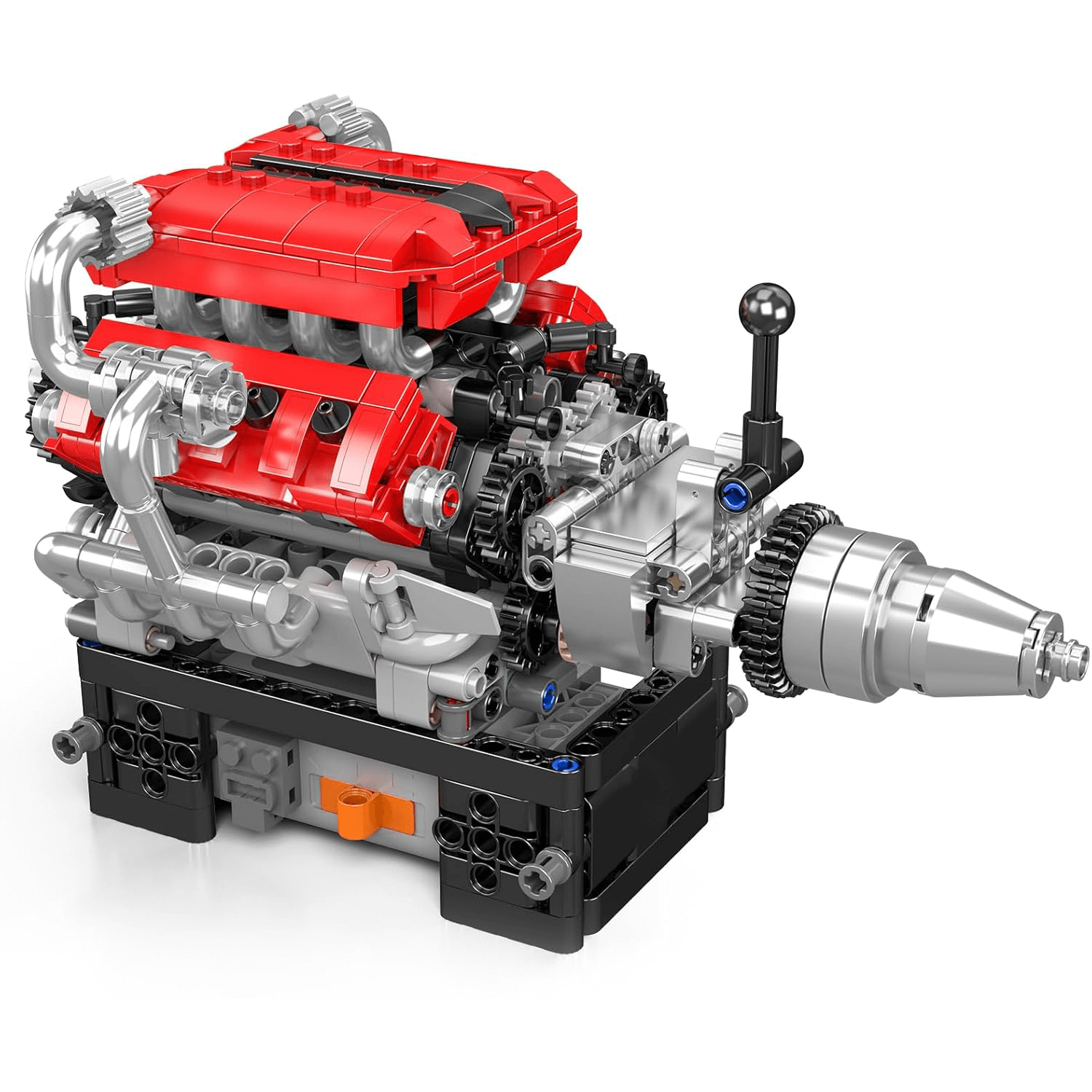 Motorised Italian V8 Engine 749pcs