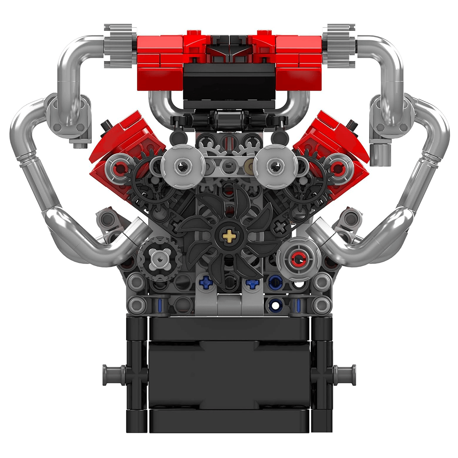 Motorised Italian V8 Engine 749pcs