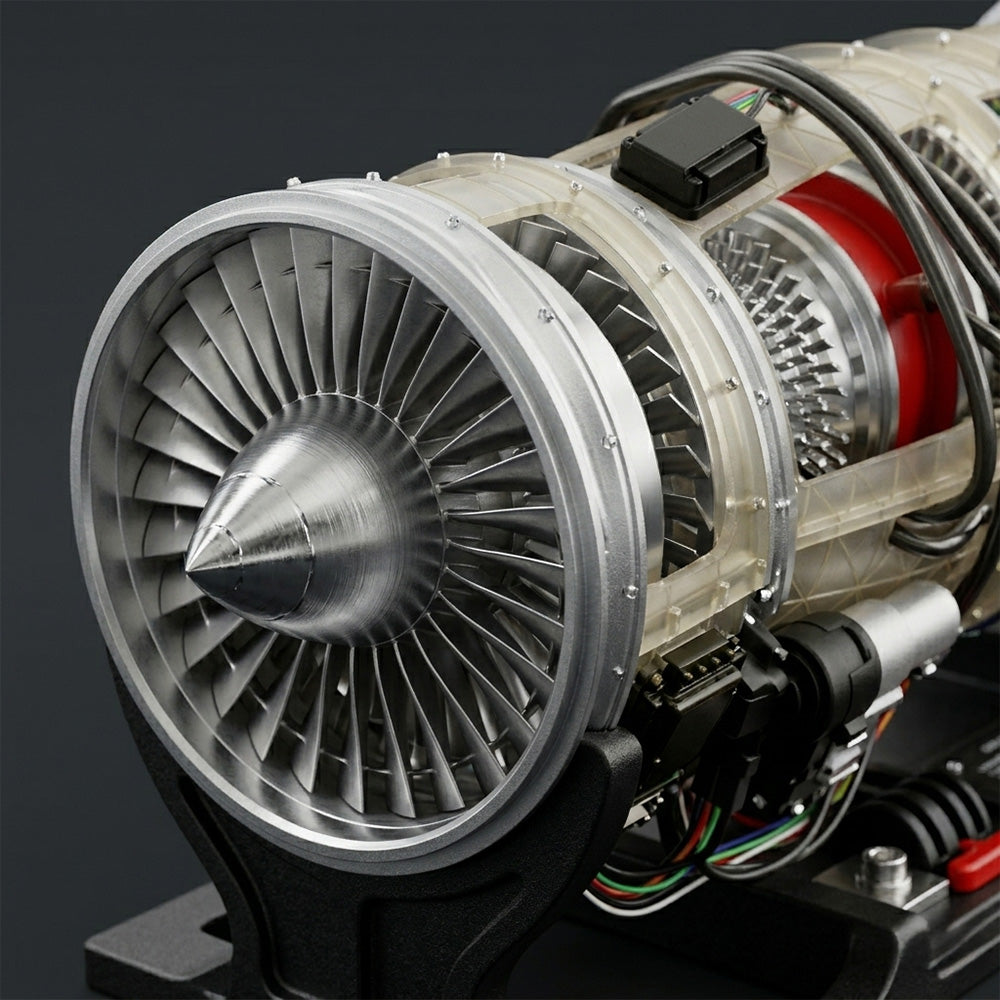 J-20 Turbofan Engine - Metal Construction Set