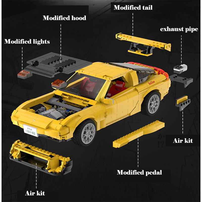 The Initial D Bundle 4543pcs