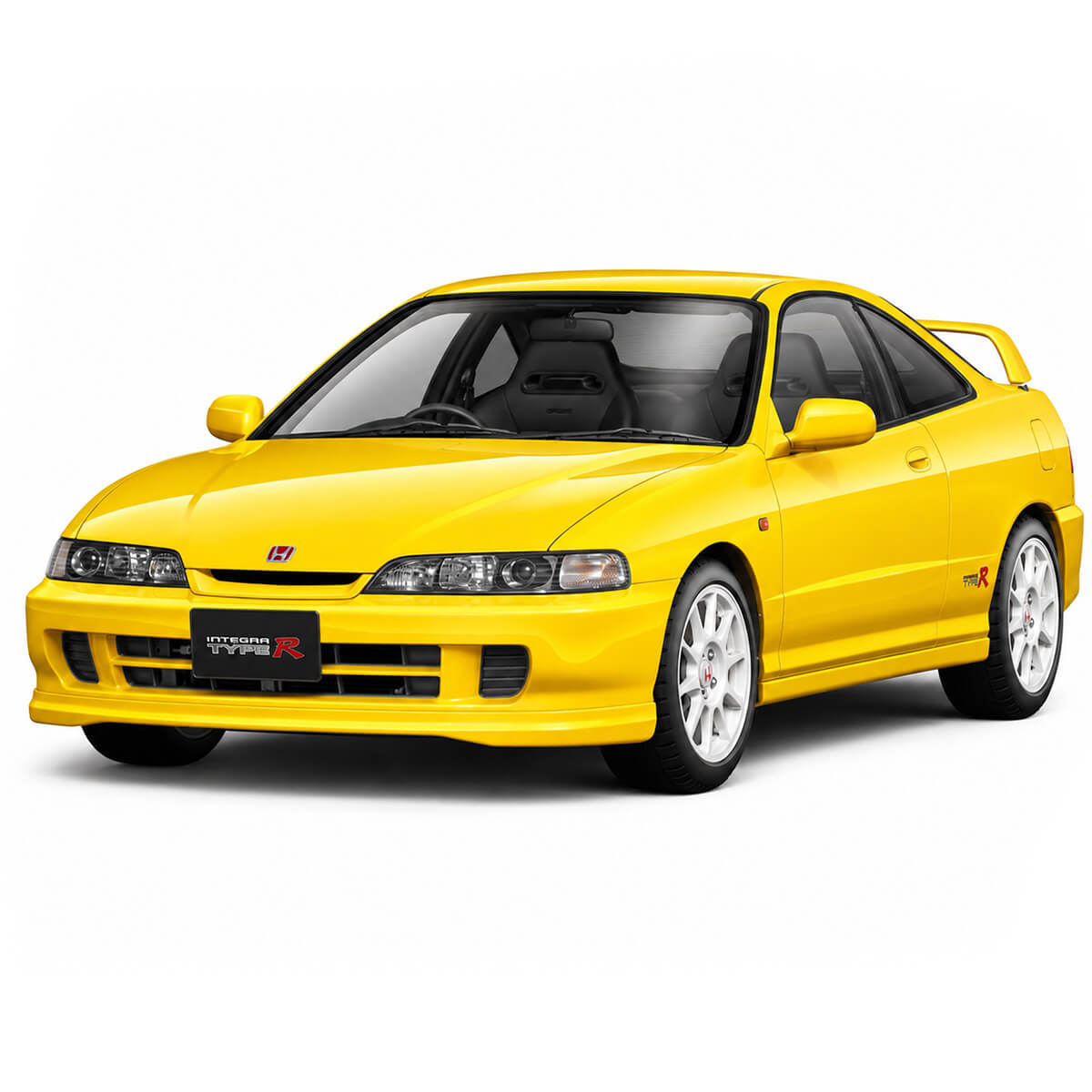 Sunlight Yellow Honda Integra Type R 1:32 Scale - Construction Set