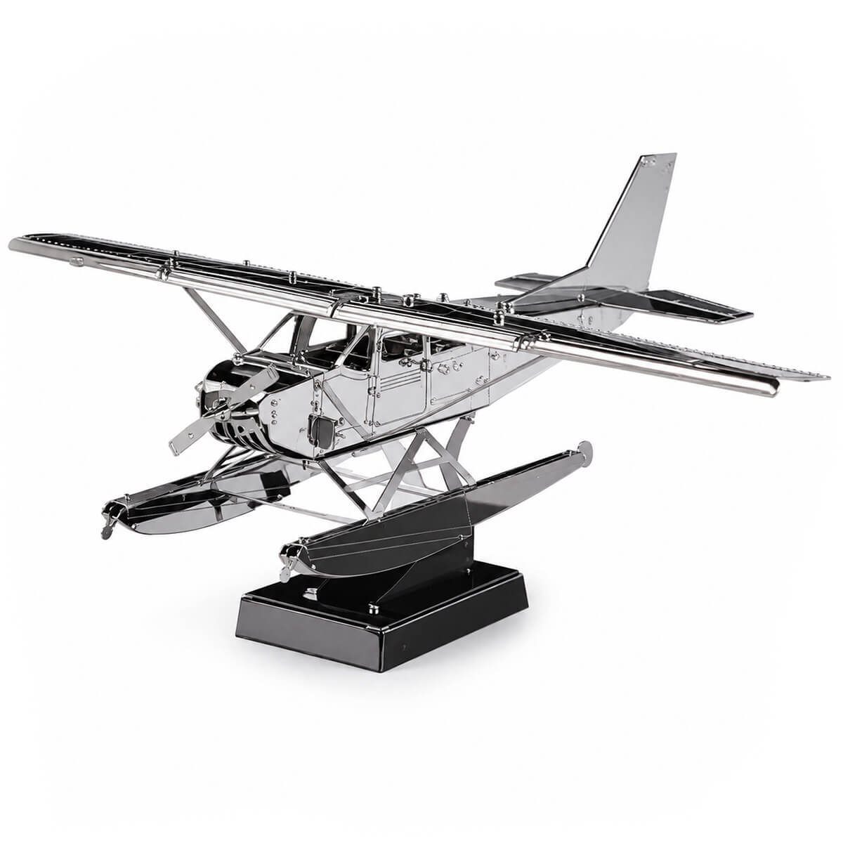 The Silver Seaplane - Metal Construction Set