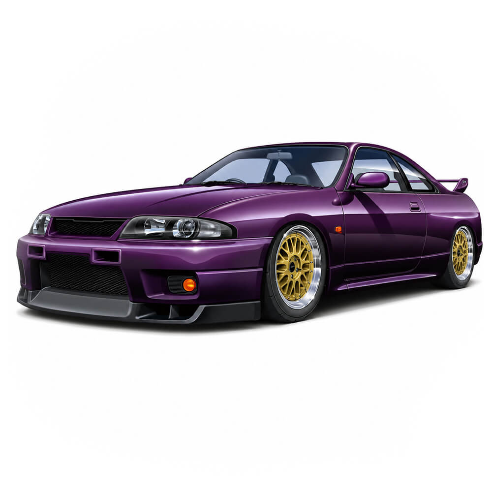 スカイライン（ケンメリ） 2000 GT-R パープル1/24 Nissan Skyline 2000 GT-R 1:24 Scale - Construction Set