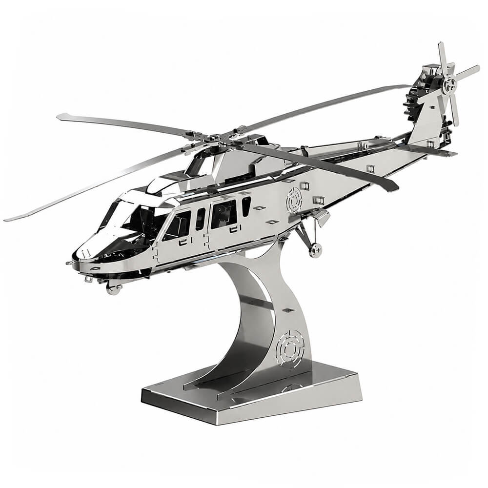 Military Helicopter - Metal Construction Set
